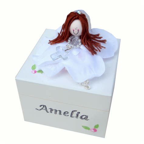 2017 Personalised Girls First Holy Communion Rosary Box Communion