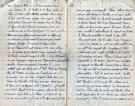 Lettre De Poilus Bataille De Verdun - voici la lettre d'un poilu racontant la bataille de Verdun datée du 2