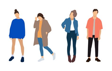 Free Flat Characters Illustration On Behance