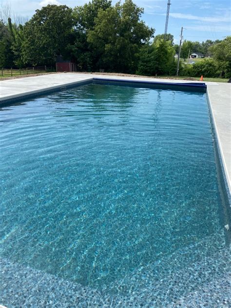 Grey Mountain Top Pool Liner 1 Latham Grey Mosaic Or Natural Grey