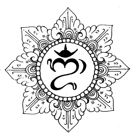 Motif Ongkara 72 Mantra Hindu Bali
