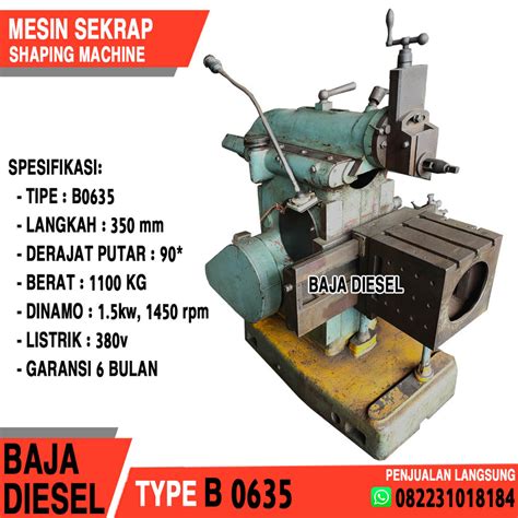Jual Mesin Sekrap Langkah 35 Shaping Machine Bekas Shopee Indonesia