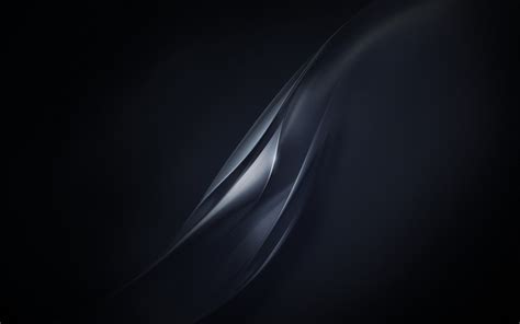 Download Wallpapers Black Waves Darkness Abstract Waves Creative