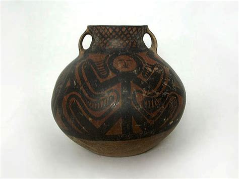 Neolithic Pottery Jar Machang Culture On Tibetan Relics