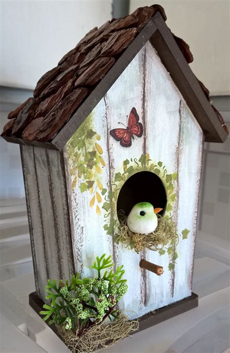 Birdhouses Birdhouses In 2020 Bird Houses Painted Decorative Bird