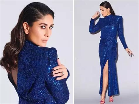 Hot Kareena Kapoor Khan Goes All Bling In This Thigh High Slit Dress