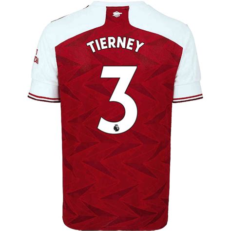 202021 Adidas Kieran Tierney Arsenal Home Jersey Soccerpro