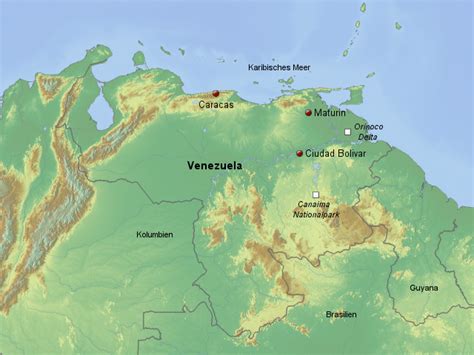 Stepmap Venezuela Schulung Landkarte Für Kolumbien