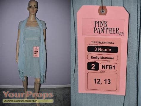 The Pink Panther 2 Nicoles Emily Mortimer Hero Silk Dress Original Movie Costume