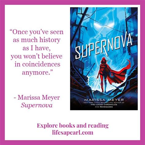 Book Quote From Supernova By Marissa Meyer Marissa Meyer Books