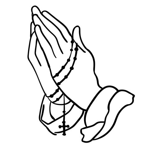Praying Hands Vector Download Free Vectors Clipart Graphics And Vector Art
