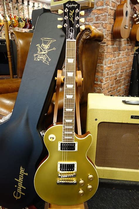 Epiphone Slash Victoria Les Paul Standard Goldtop Gold For Sale Replay