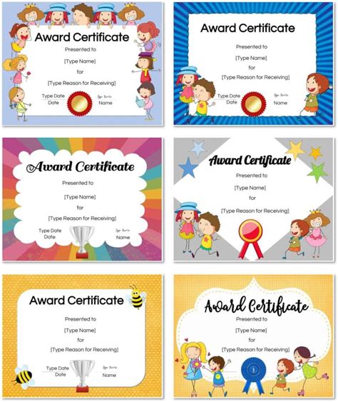 Free Certificates For Kids Customize Online And Print At Home