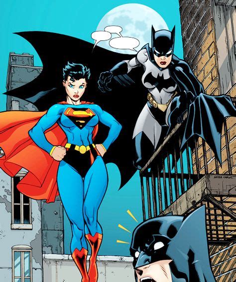 Superwoman And Batwoman Of Earth Dibujos Animados Dibujos