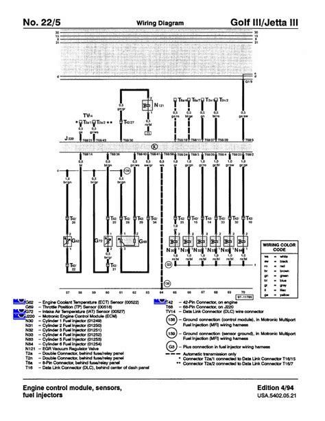 Volkswagen Vw Golf Jetta Mk A Wiring Diagram Manual