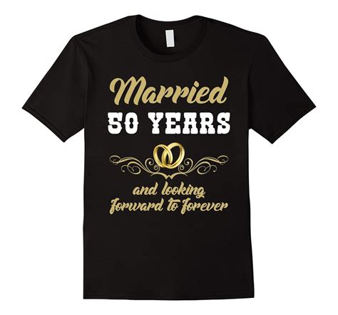 50th Wedding Anniversary T For Couple Wife Husband Shirt Rose