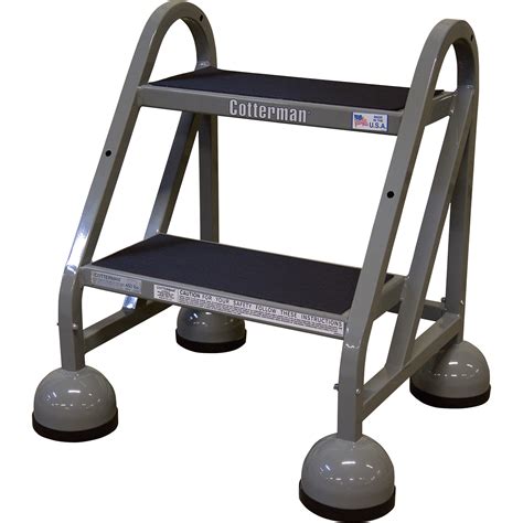 Cotterman Steel Step Ladder — 18in Max Height Model St 200 A5 C1
