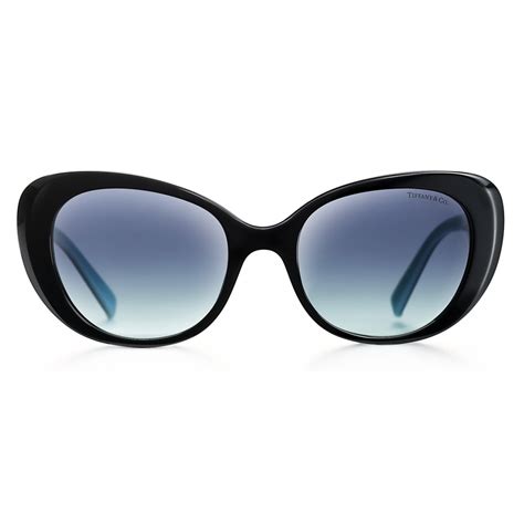 Tiffany And Co Color Splash Oval Sunglasses Black Tiffany Blue Return To Tiffany Collection