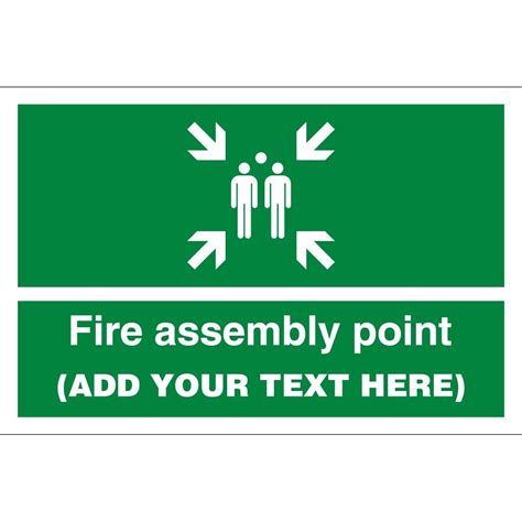 Custom Fire Assembly Point Signs From Key Signs Uk