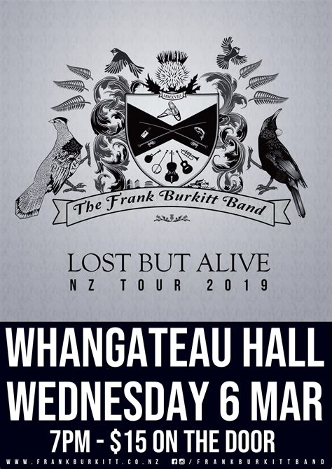 Frank Burkitt Band Returns To Whangateau Hall Whangateau Hall And