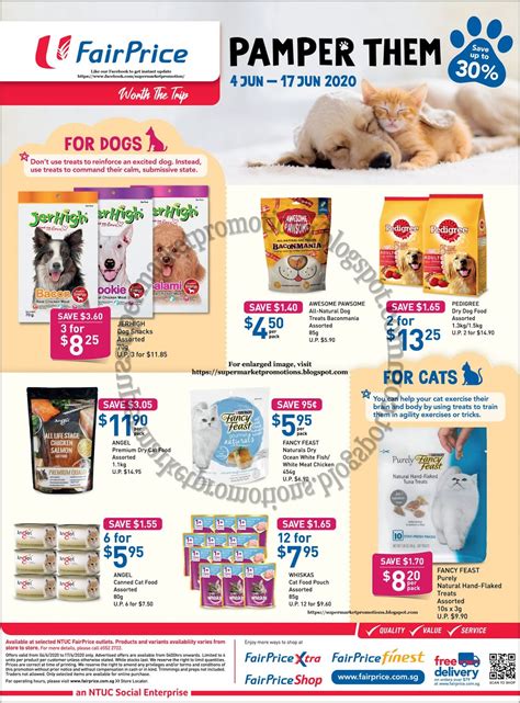 NTUC FairPrice Pets Deals 04 - 17 June 2020 ~ Supermarket Promotions