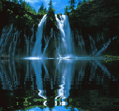 Make Your Memories Fun Waterfall Beautiful Landscapes Water