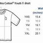Gildan Youth Size Chart Xs