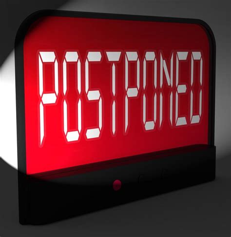 Free Stock Photo Of Postponed Digital Clock Means Delayed Until Later