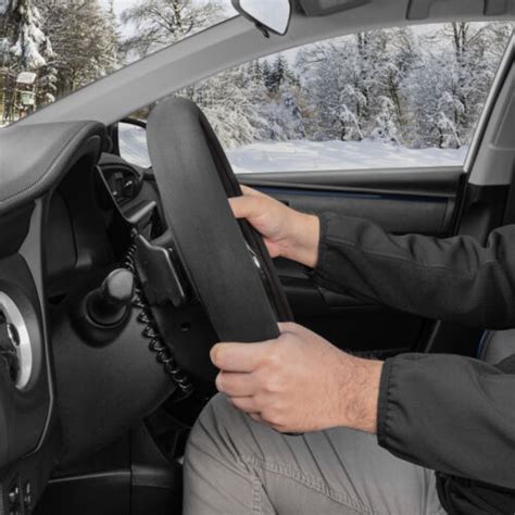 Motor Trend Warmdrive Heated Steering Wheel Cover Tangle Free Design
