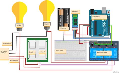 Bluetooth Controlled Home Light Arduino Project Hub