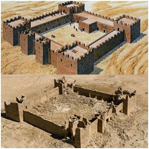 Desert Fortress Then And Now Roman Architecture Structure