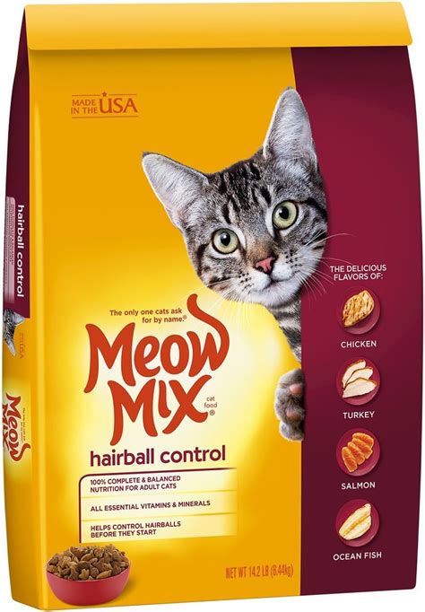 Meow Mix Hairball Control Dry Cat Food 142 Pound Uk Pet