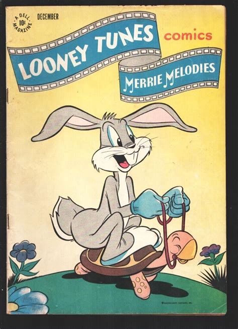 Looney Tunes Merrie Melodies 50 1945 Dell Bugs Bunny Riding On A
