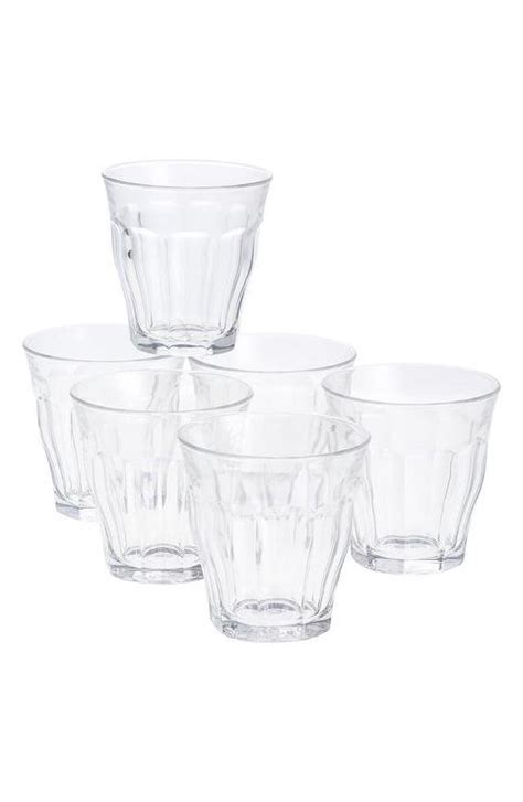 Picardie Tempered Glass French Tumblers Set