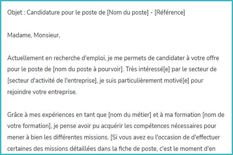 Lettre De Motivation Exemple Simple Et Conseils