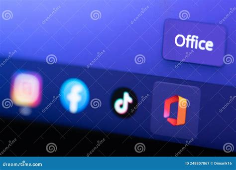 Microsoft Office Icon App Editorial Photography Image Of Internet
