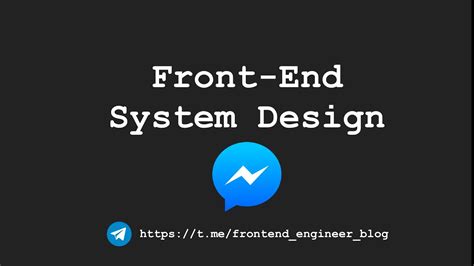 [Front-End System Design] - Chat application - YouTube