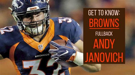 Get To Know Browns Fullback Andy Janovich Youtube
