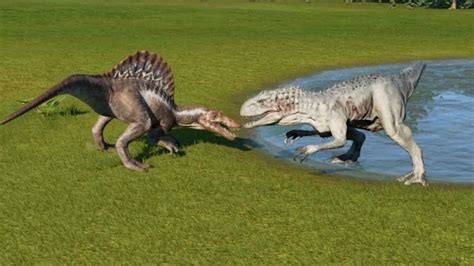 Spinosaurus Vs Indominus Rex Jurassic World Evolution Doovi Porn Sex