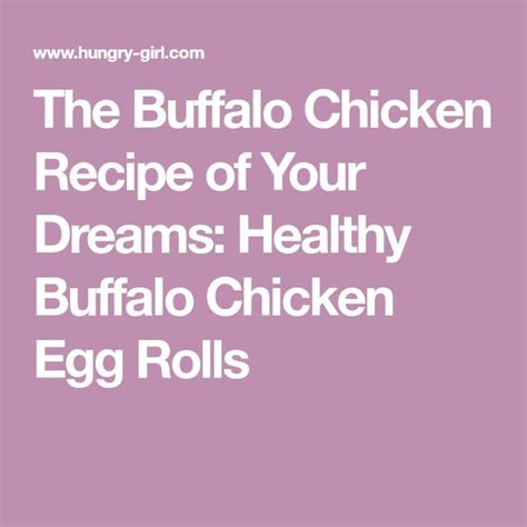 The Buffalo Chicken Recipe Of Your Dreams Healthy Buffalo Chicken Egg
