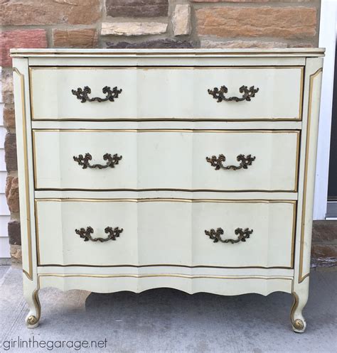 Dry Brushed French Provincial Dresser Girl In The Garage