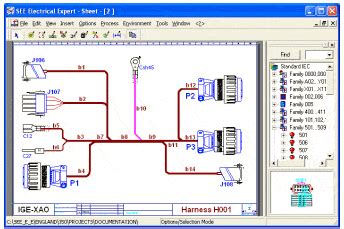 Wiring harness using catia v5. Wire harness design software : SEE Electrical Expert | IGE XAO