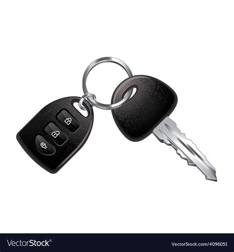 Car Keys Isolated Royalty Free Vector Image Vectorstock