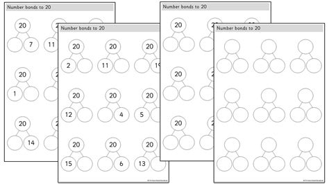 Part Whole Models Within 20 Worksheets Primary Stars Education