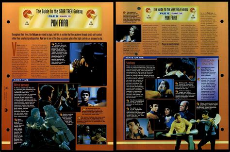 Pon Farr The Vulcans Star Trek Fact File Page