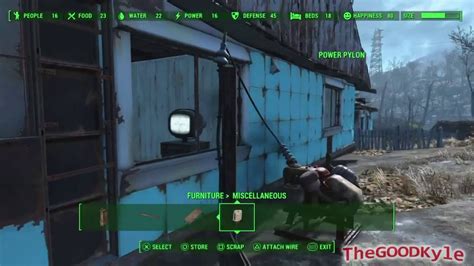 Fallout 4 How To Power A Tv And Other Electronics Youtube