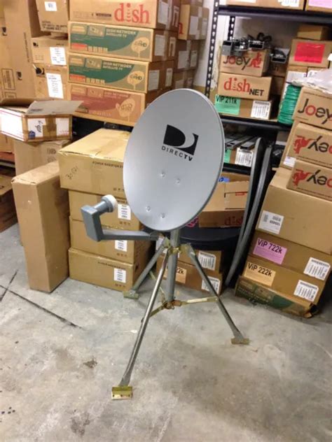Directv Portable Satellite Dish Tripod Kit For Rv Tailgating Camping 18