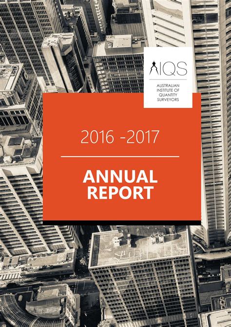 Aiqs Annual Report 2016 2017 By Australian Institute Of Quantity