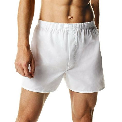 Pack Men S White Boxer Shorts W Comfortable Flex Waistband Size S