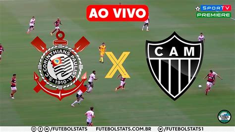 Assistir Corinthians x Atlético MG Futebol AO VIVO Premiere e Futemax